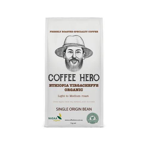 ETHIOPIA YIRGACHEFFE - Single Origin Medium Roast Coffee