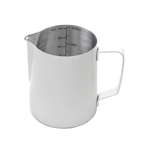 The Barista Progear 600ml White Milk Jug