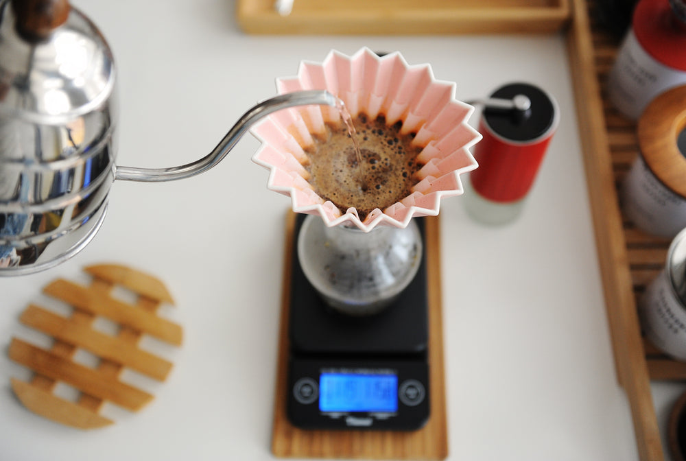 HOW TO BREW COFFEE WITH THE ORIGAMI DRIPPER