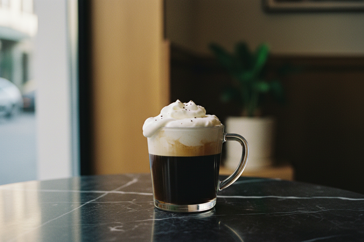 Vienna Coffee - Classic European coffee with whipped cream