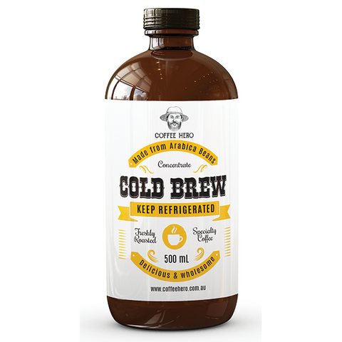 Buy 500ml Cold Brew Coffee Concentrate Online | Coffee Hero