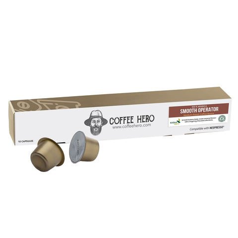 Nespresso® Compatible Smooth Operator coffee capsules - 10 pack